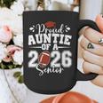 Proud Auntie Of A 2026 Senior Football Graduation Family Graphic Print Coffee Mug