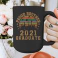 Proud Brother Of 2021 Graduate Senior 21 Vintage Graduation Graphic Print Coffee Mug