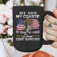 Proud Coast Guard Dad Coast Guard Graduation Dad Graphic Print Coffee Mug