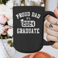 Proud Dad Of A 2024 Graduate Grad Class Of 2024 Graduation Graphic Print Coffee Mug
