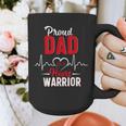 Proud Dad Of a Heart Warrior CHD Awareness Shirt Gift Graphic Print Coffee Mug