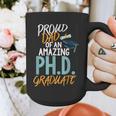 Proud Dad PhD Doctoral Graduation Doctorate Degree EdD PsyD Graphic Print Coffee Mug