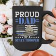 Proud Dad Of A State Trooper Police Officer Graduation Graphic Print Coffee Mug