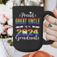 Proud Great Uncle Of 2024 Graduate Class 2024 Graduation Graphic Print Coffee Mug