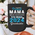 Proud Mama Of 5th Grade Graduate 2024 Elementary Graduation Graphic Print Coffee Mug