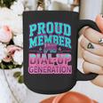 Proud Member Of The Dial Up Club Tech Nostalgia Top Graphic Print Coffee Mug