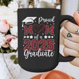 Proud Mom Of 2025 Senior Graduate Matching Family Graduation Graphic Print Coffee Mug