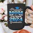 Proud Mom Of 5th Grade Graduate 2024 Elementary Graduation Graphic Print Coffee Mug