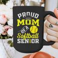 Proud Mom Of a Softball Senior Class Of 2026 Graduation Graphic Print Coffee Mug