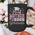 Proud Mother Of 2025 College Graduate Family Graduation Graphic Print Coffee Mug