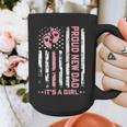 Proud New Dad New Girl Baby First Fathers Day American Flag Graphic Print Coffee Mug