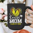 Proud Senior Mom Class Of 2026 Softball Graduation Heart Graphic Print Coffee Mug