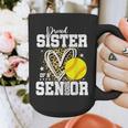 Proud Sister Of A 2026 Senior Softball Graduation Leopard Graphic Print Coffee Mug