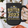 Proud Sister Of 5th Grade Graduate 2023 Family Graduation Graphic Print Coffee Mug
