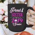 Proud SISTER Of A Class 2019 Senior Tshirt Graduation Graphic Print Coffee Mug