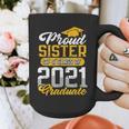 Proud Sister Of a Class Of 2021 Graduate Senior Graduation Graphic Print Coffee Mug