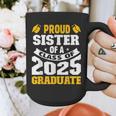 Proud Sister Of a Class Of 2025 Graduate Family Graduation Graphic Print Coffee Mug