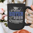 Proud Sister Of Two Class Of 2025 Graduates Twins Graduation Graphic Print Coffee Mug