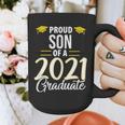 Proud Son Of A 2021 Graduate Graduation Clothes MBA PhD Graphic Print Coffee Mug