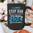 Proud Step Dad Of 5th Grade Graduate 2024 Family Graduation Graphic Print Coffee Mug