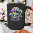 Psychedelic Alien Mushroom Nostalgia Groovy Vibe Hippie Graphic Print Coffee Mug