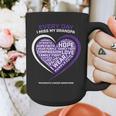 Purple In Memory Of My Grandpa Pancreatic Cancer Awareness Graphic Print Coffee Mug