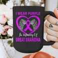 Purple In Memory Of Great Grandma Epilepsy Awareness Graphic Graphic Print Coffee Mug Purple In Memory Of Great Grandma Epilepsy Awareness Graphic Graphic Print Coffee Mug
