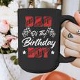 Race Car Dad Of The Birthday Boy Racing Family Pit Crew Graphic Print Coffee Mug