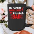 Red Cheer Dad Family Father Cheerleader Squad Graphic Print Coffee Mug