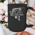 Reel Cool Papa Fishing Dad Father's Day Fisherman Fish Graphic Print Coffee Mug