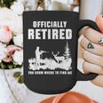 Retirement 2025 Retire Deer Hunting Retired For Dad Graphic Print Coffee Mug