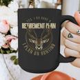 Retirement Grandpa Hunting Deer Elk Retired Hunter Dad Graphic Print Coffee Mug