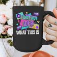 Retro 80s Style 90s Pop Fashion Nostalgia Eighties Music Graphic Print Coffee Mug