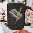 Retro Cassette And Pencil 80s 90s Nostalgia Music Lover Graphic Print Coffee Mug Retro Cassette And Pencil 80s 90s Nostalgia Music Lover Graphic Print Coffee Mug