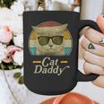 Retro Cat Daddy 80s 90s Style Sunglasses Graphic Print Coffee Mug