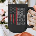 Retro Dad World's Best Farter I Mean Father Vintage Flag Usa Graphic Print Coffee Mug