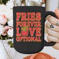 Retro Fast Food Nostalgia Vintage Diner Fries Shakes Burgers Graphic Print Coffee Mug