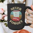 Retro Gaming Never Forget Nostalgia Vintage Graphic Print Coffee Mug