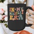 Retro Groovy In My Master's Degree Era Graduation Master Graphic Print Coffee Mug