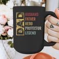 Retro Husband Father Hero Protector Legend Father Day Dad Graphic Print Coffee Mug Retro Husband Father Hero Protector Legend Father Day Dad Graphic Print Coffee Mug