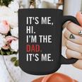 Retro It's Me Hi I'm The Dad It's Me For Dad Graphic Print Coffee Mug