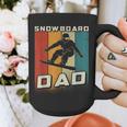 Retro Snowboard Dad Snowboarding Father Snowboarder Dad Graphic Print Coffee Mug