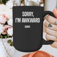 Retro Sorry I'm Awkward Sorry Introvert Awkward Graphic Print Coffee Mug Retro Sorry I'm Awkward Sorry Introvert Awkward Graphic Print Coffee Mug