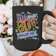 Retro Vintage 70's Baby 80's Made Me Nostalgia Classic Graphic Print Coffee Mug