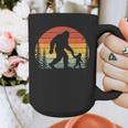 Retro Vintage Bigfoot Dad Fathers Day Father Son Matching Graphic Print Coffee Mug