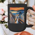 The Scream Cat Parody For Kitty Cat Lover Cat Mom Cat Dad Graphic Print Coffee Mug