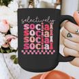 Selectively Social Sarcastic Introvert Humor Graphic Print Coffee Mug Selectively Social Sarcastic Introvert Humor Graphic Print Coffee Mug
