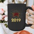 Senior 2019 Graduation Shirt Burgundy Gold Class Colors G23 Graphic Print Coffee Mug