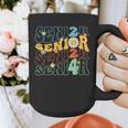 Senior 2024 Groovy Retro Class Of 2024 Graduation Senior 24 Graphic Print Coffee Mug