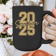 Senior 2025 Class Of 2025 Gold Senior Graduation Graphic Print Coffee Mug